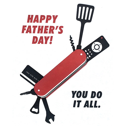 Do It All Dad Greeting Card