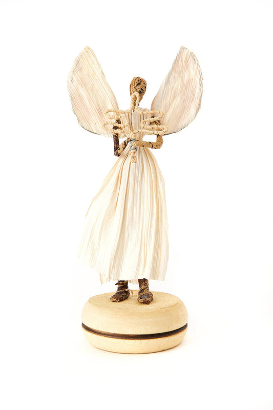 Tranquil Banana Fiber Standing Angel