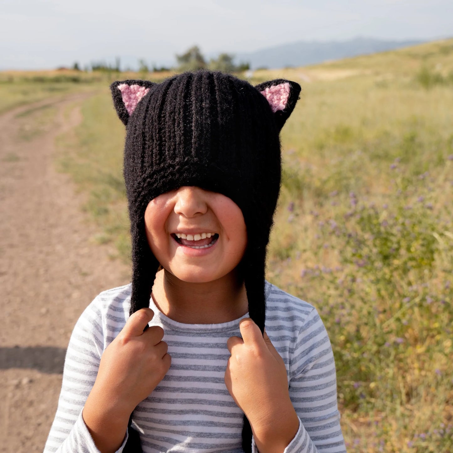 Kids Hand-Knit Animal Hats