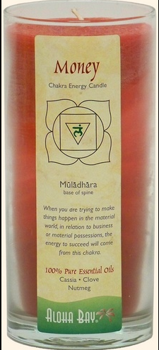 Money Chakra Jar Candle