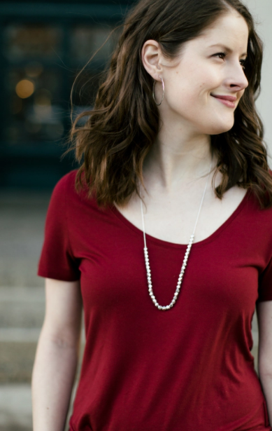 Silver Bamboo Hoop Earrings