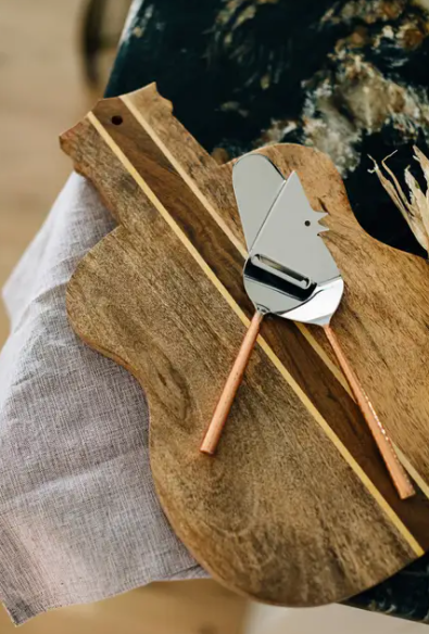 Copper & Silver Mouse Cheese Slicer