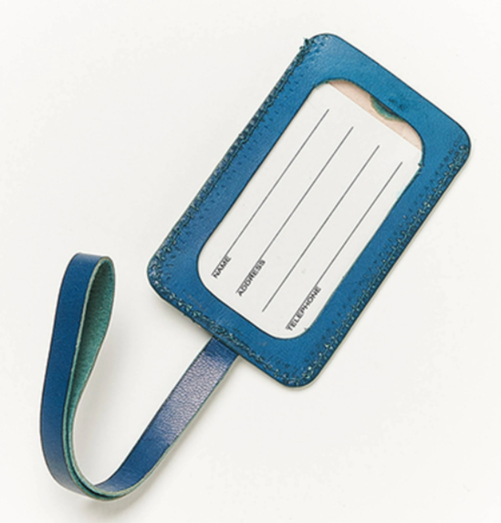 Fauna Peacock Luggage Tag