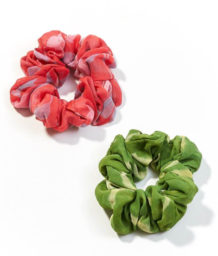 Upcycled Sari Scrunchie