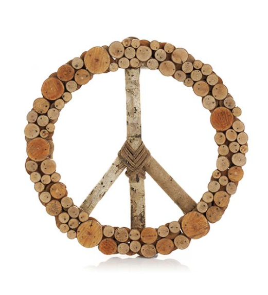 Layered Peace Wreath