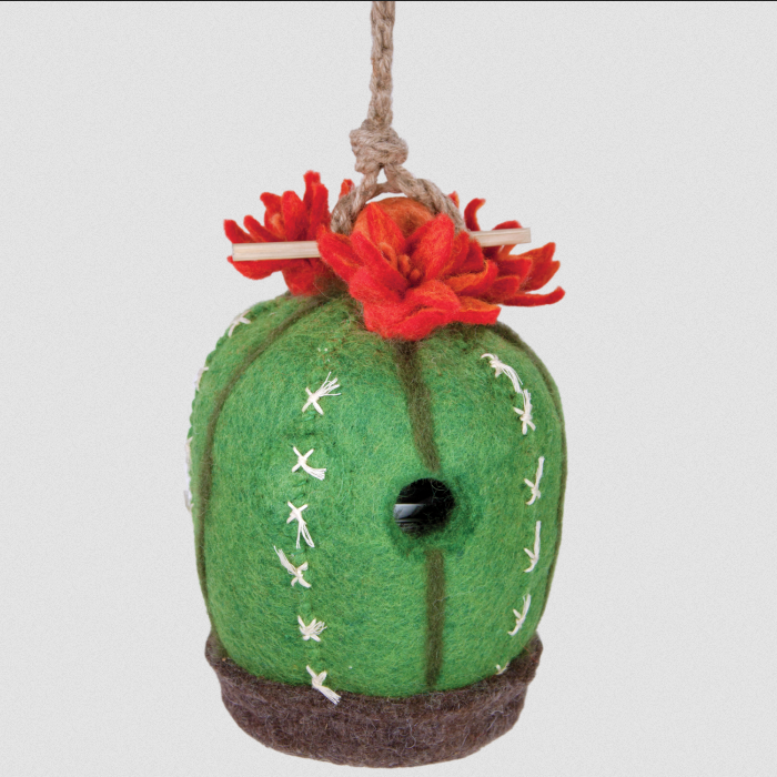 Barrel Cactus Birdhouse