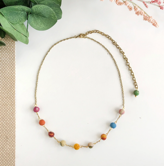 Kantha Cleo Necklace