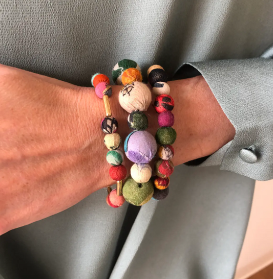 Kantha Poetic Bracelet