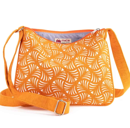 Mini Crossbody Orange Twirl Purse