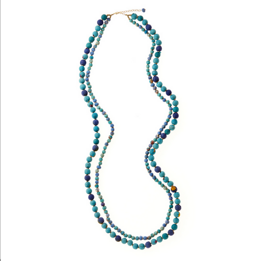 Neela 2-Strand Sari Necklace