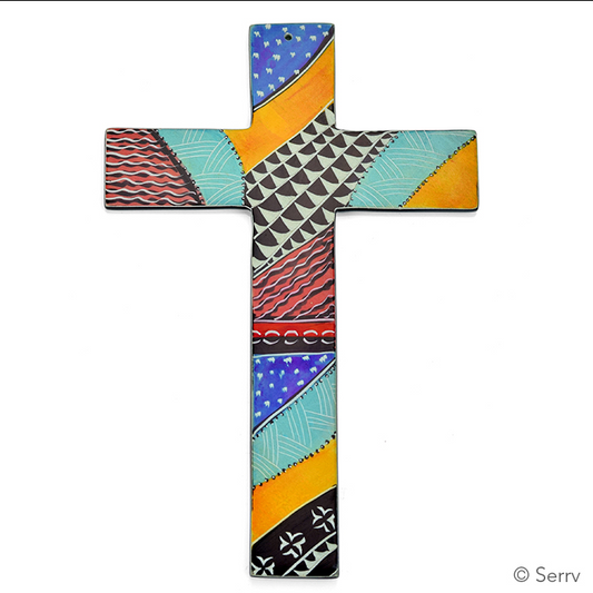 Kenyan Soapstone Wall Cross