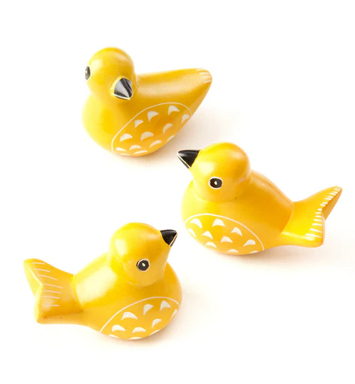 Mini Soapstone Colorful Birds