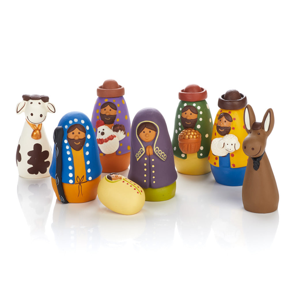 Amigos Terracotta Nativity Set