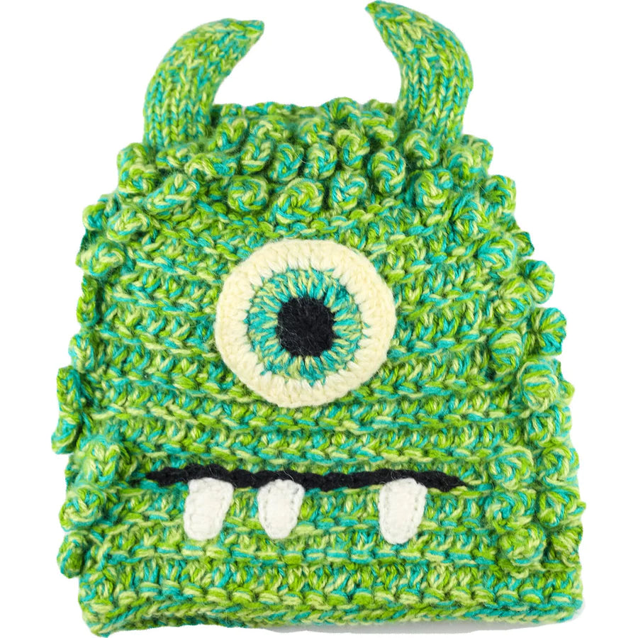 Hand-Knit Kids Monster Bally Hats