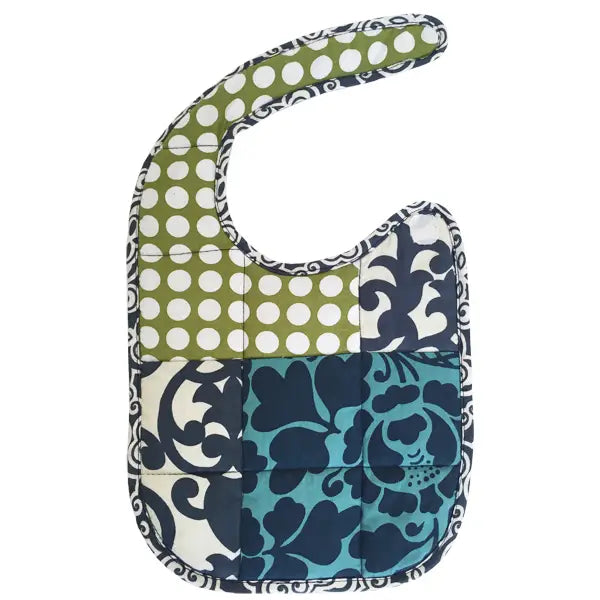 Scrappy Blue Bib