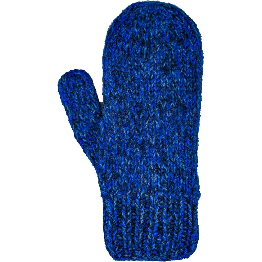 Hand Knit Blended Mitten
