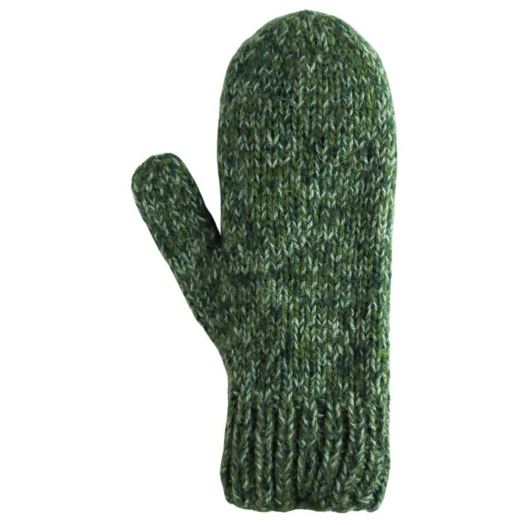 Hand Knit Blended Mitten