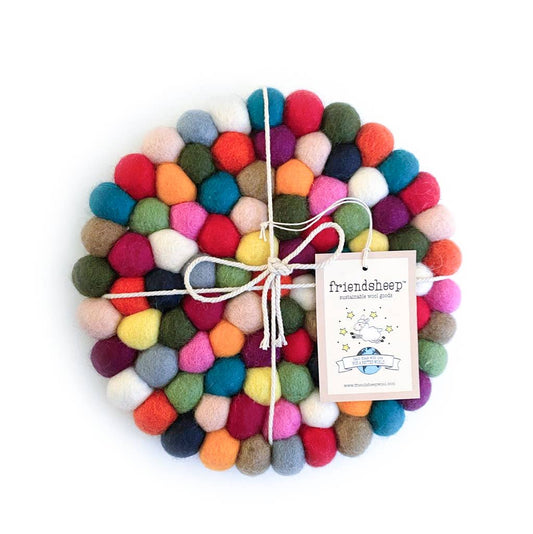 Boho Eco Felt Trivet