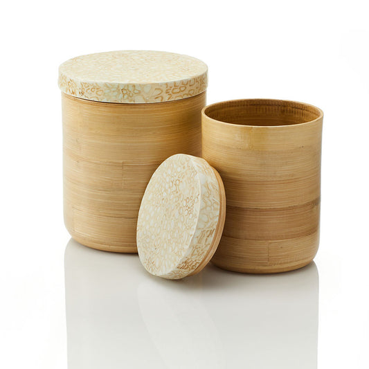 Lim Dom Bamboo Canisters
