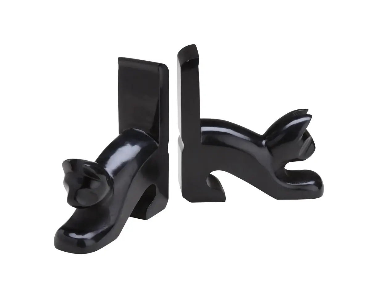 Playful Cat Bookends