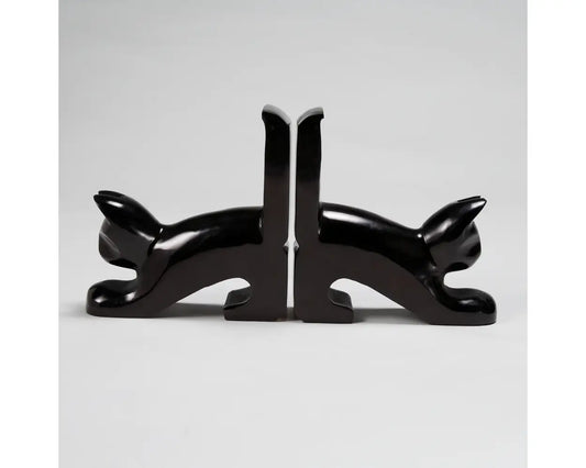 Playful Cat Bookends