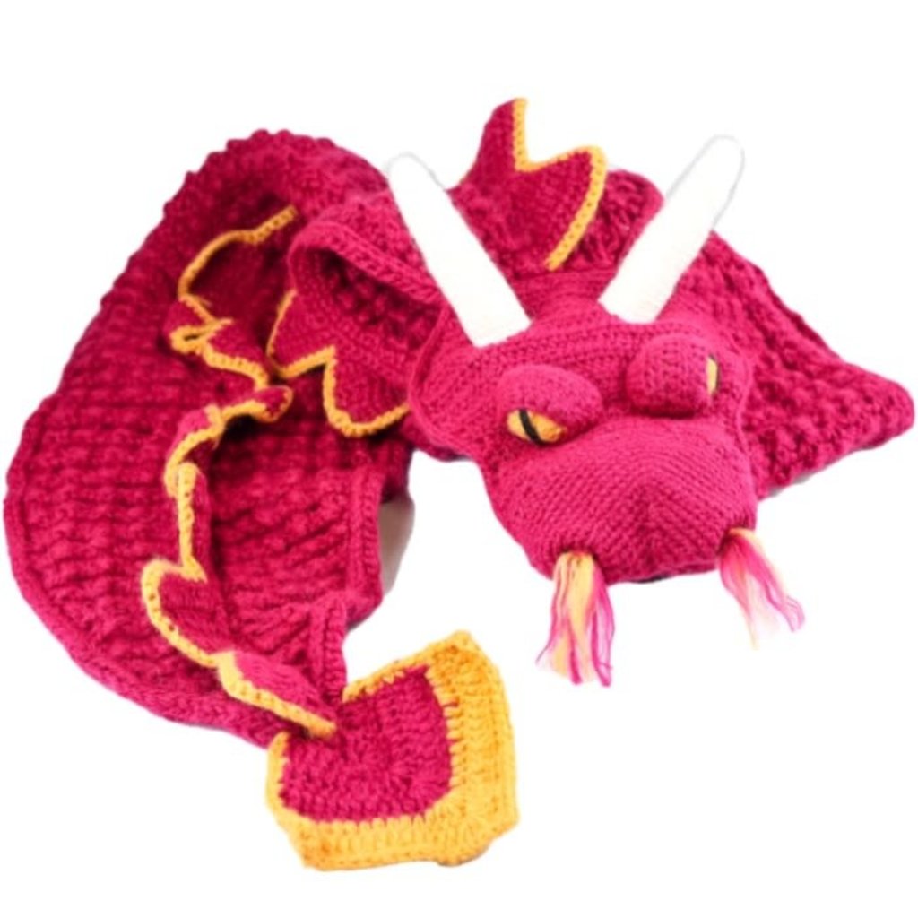 Hand-Knit Animal Scarves