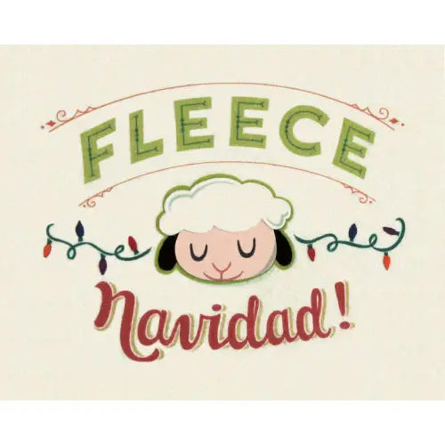 Fleece Navidad Holiday Greeting Card