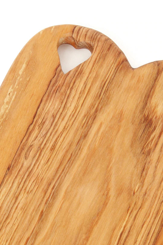 Heart of Hearts Olive Wood Cheese Board