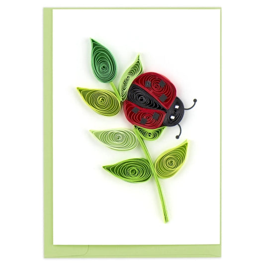 Ladybug Quilling Mini Gift Card