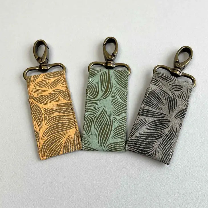 Canvas Lip Balm Bag Clip On