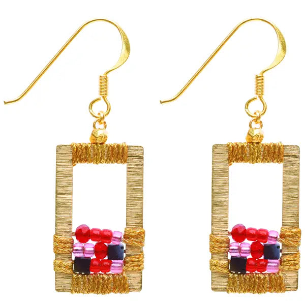 Rose Boho-Chic Earrings