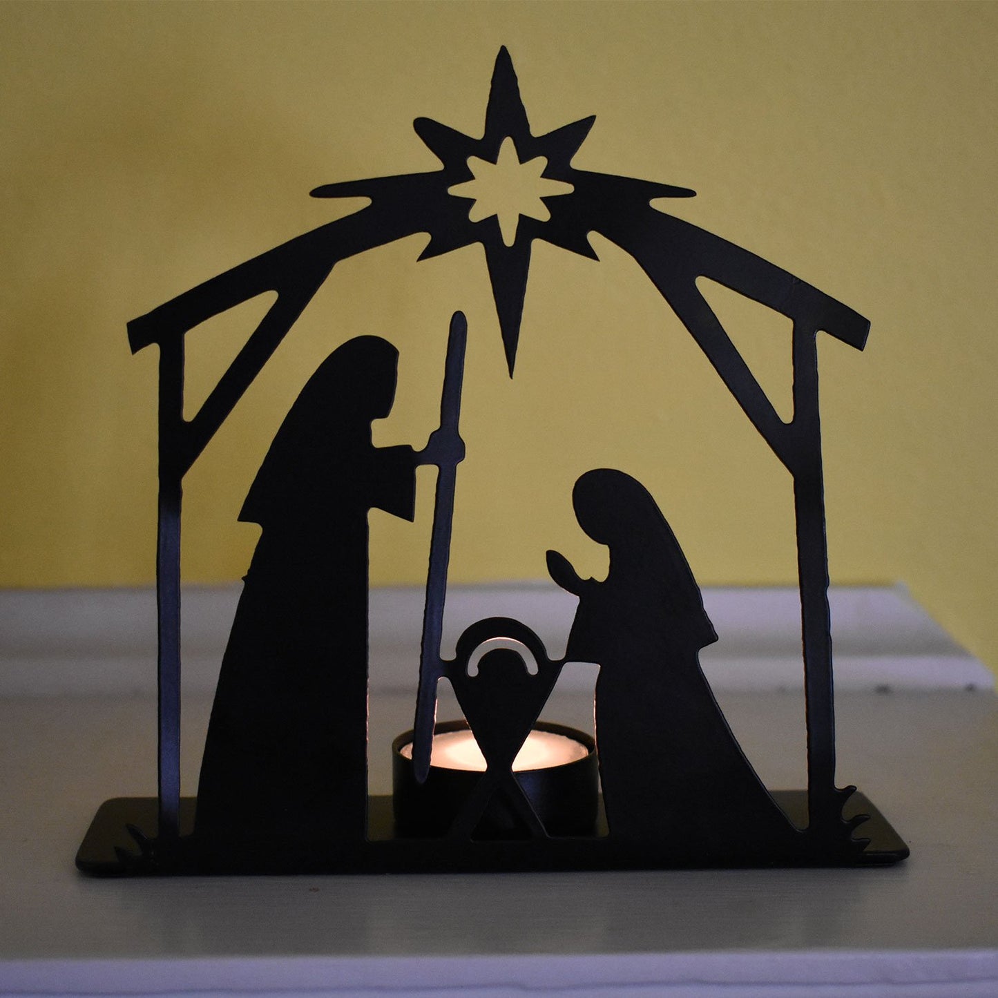Metal Nativity Scene Small