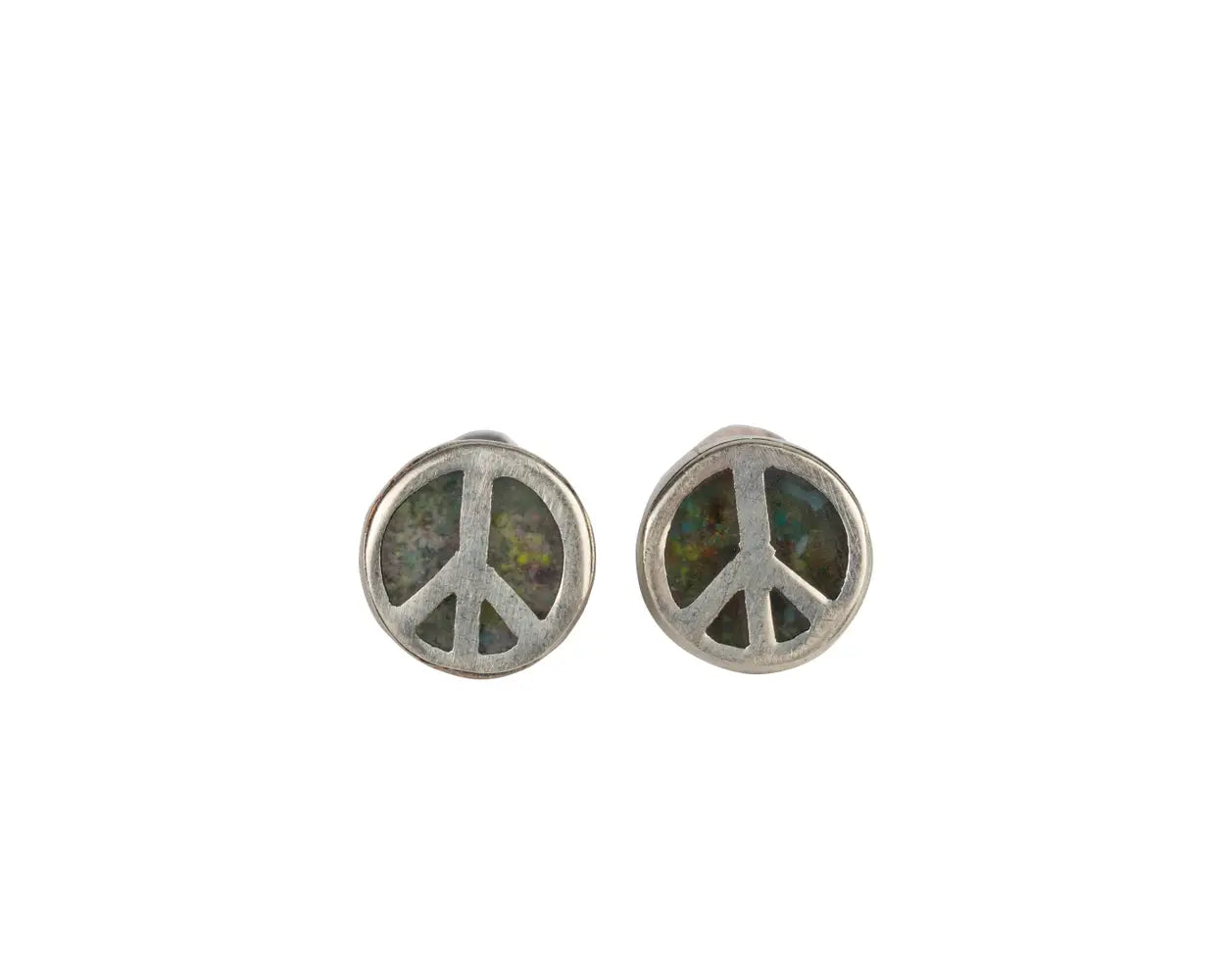 Peruvian Peace Sign Earrings