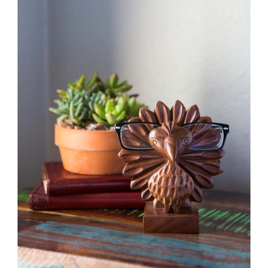 Peacock Eyeglass Holder