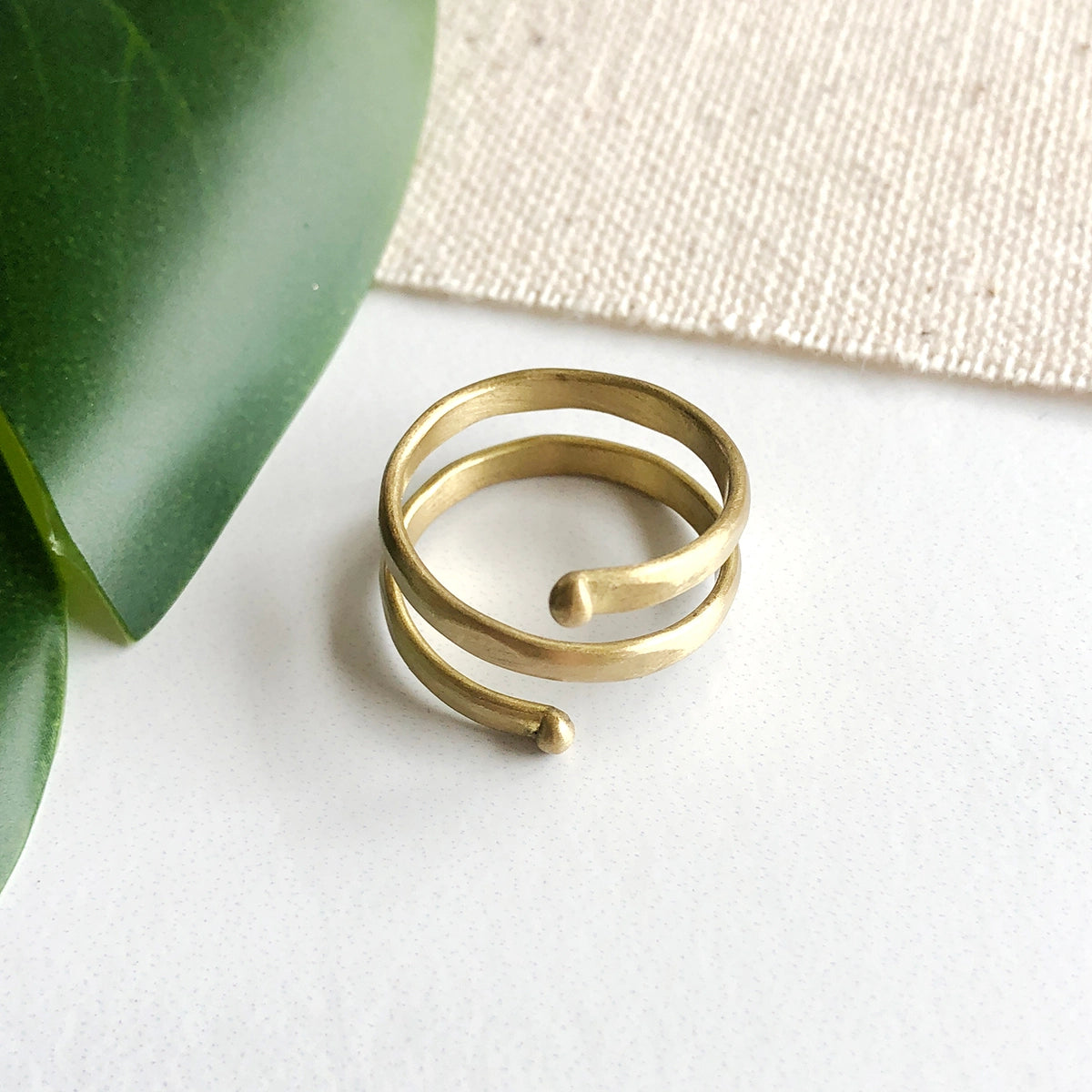 Gold Double Wrap Ring