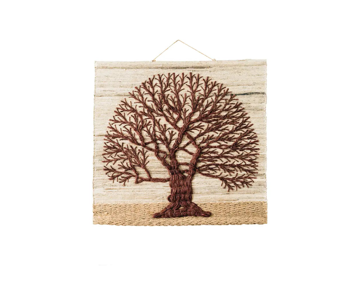 Jute Tree of Life Wall Hanging
